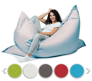 Sitzsack Sitzkissen Beanbag ~ 145x200 weiss