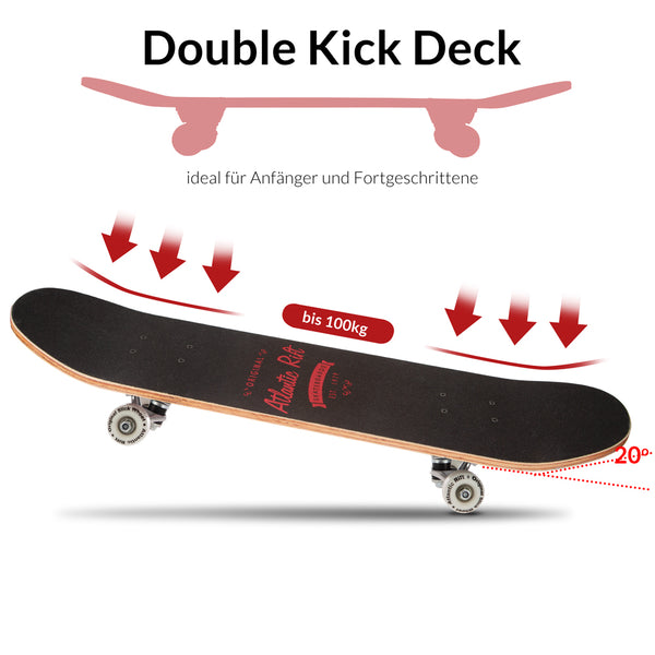 Skateboard PU Dämpfer + PU Rollen - grau