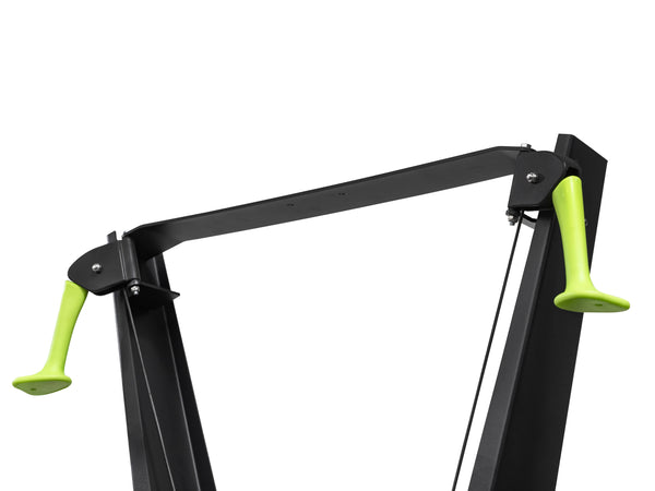 Ski-Ergometer Stahl 214 cm schwarz