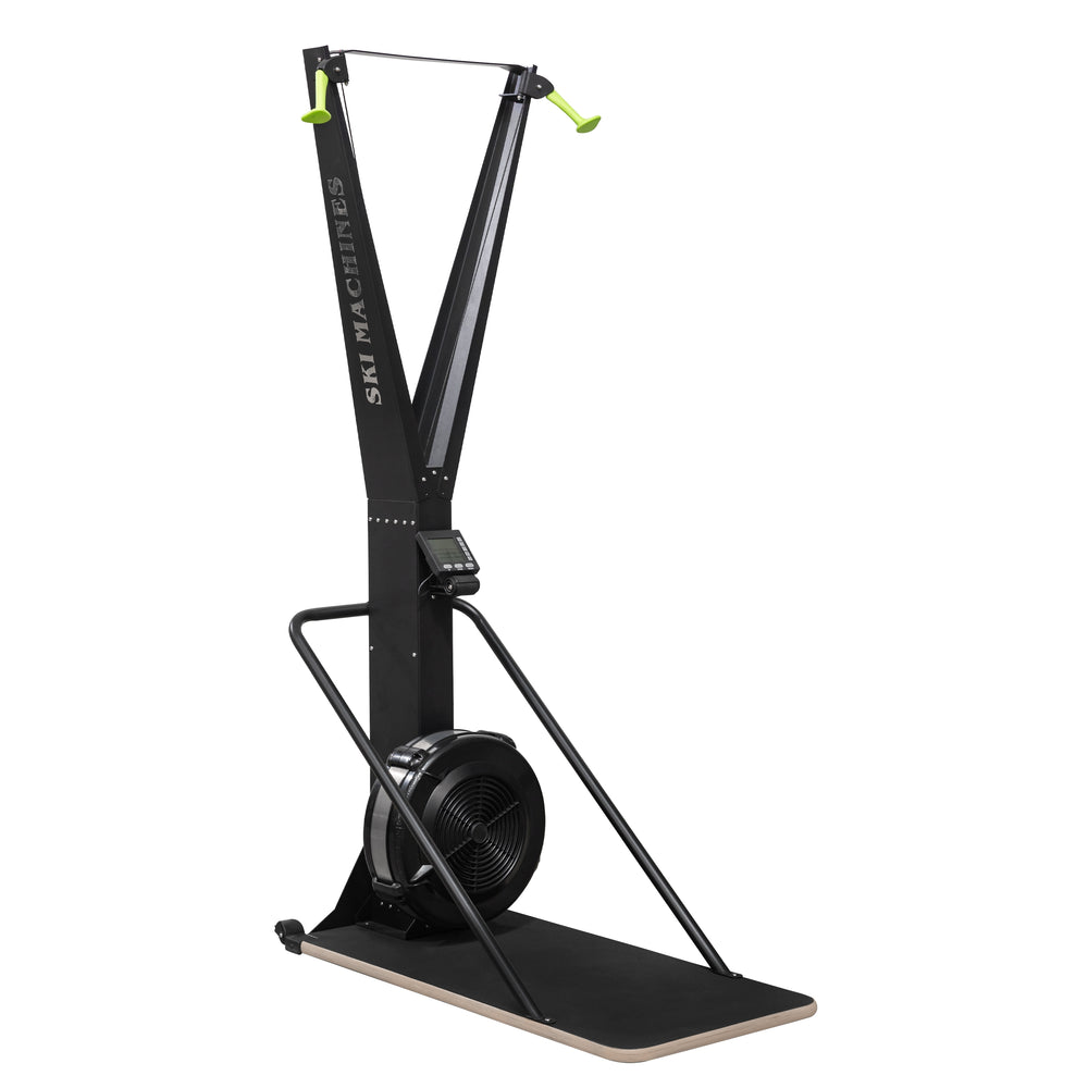 Ski-Ergometer Stahl 214 cm schwarz