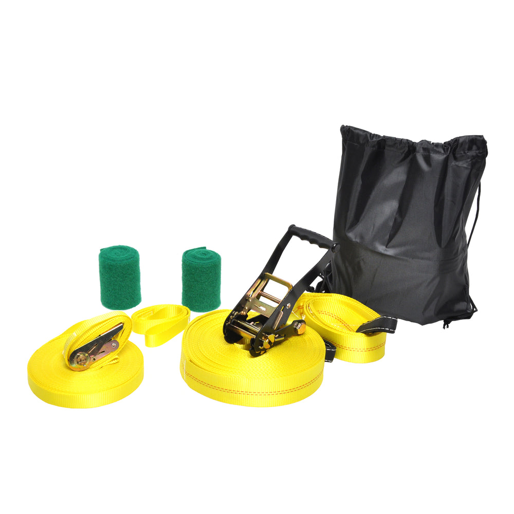 Slackline 25 m yellow