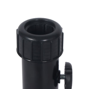 Base in cemento per ombrellone, 15 kg, rotonda, nera