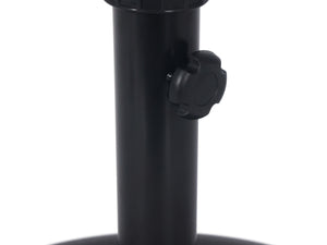 Base in cemento per ombrellone, 15 kg, rotonda, nera