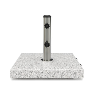 Sockel für Sonnenschirm Granit 30 kg quadratisch grau