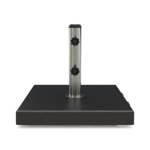 Sockel für Sonnenschirm Granit 30 kg quadratisch schwarz