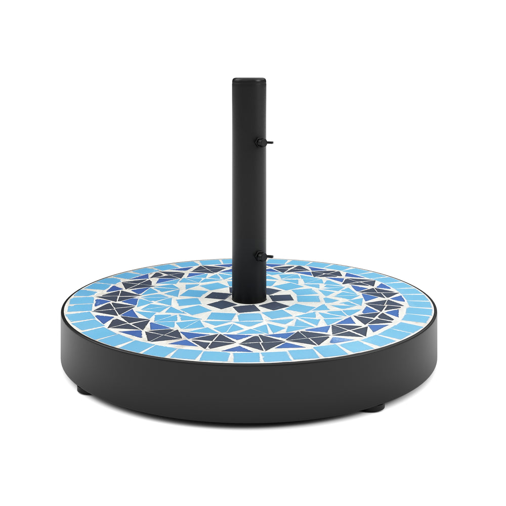 Base per ombrellone blu MOSAIK