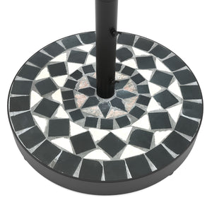 Sockel für Sonnenschirm MOSAIK schwarz/weiss