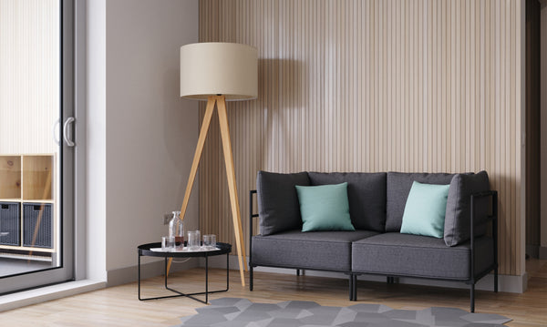 Sofa ETHAN 2-Sitzer anthrazit