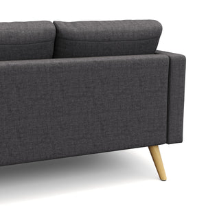 Sofa BLAIR 3-Sitzer anthrazit