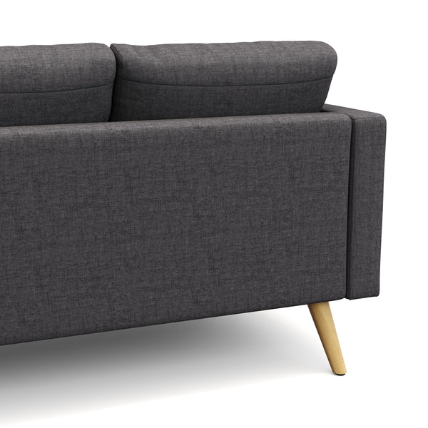 Sofa BLAIR 3-Sitzer anthrazit
