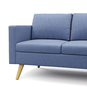 Sofa BLAIR 3-Sitzer blau