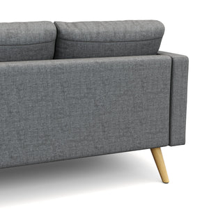 Sofa BLAIR 3-Sitzer grau