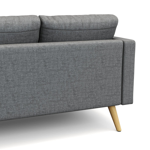 Sofa BLAIR 3-Sitzer grau