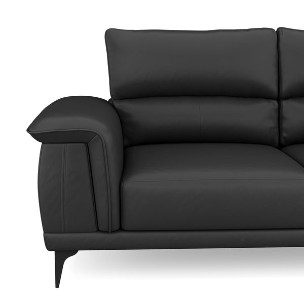 Sofa GAVIN 3-Sitzer schwarz