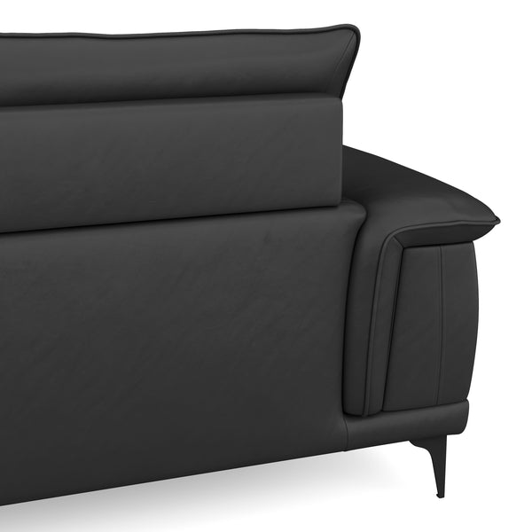 Sofa GAVIN 3-Sitzer schwarz