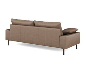 Sofa ADELE Kunstleder braun