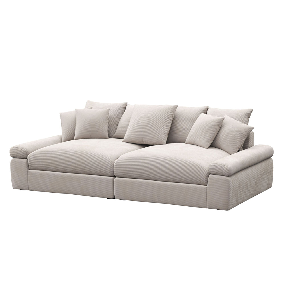 Bigsofa Cord AIMEE crema