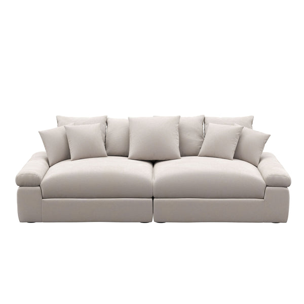 Bigsofa Cord AIMEE creme