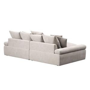 Bigsofa Cord AIMEE creme