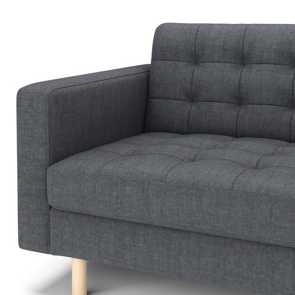 Sofa ALISHA 3-Sitzer anthrazit