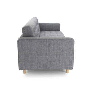 Sofa ALISHA 3-Sitzer grau