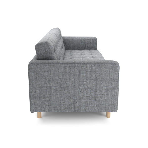 Sofa ALISHA 3-Sitzer grau
