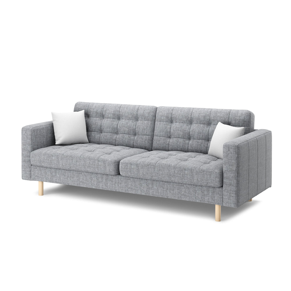 Divano ALISHA a 3 posti, grigio