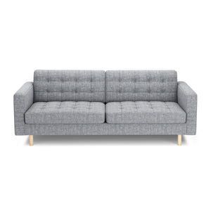 Sofa ALISHA 3-Sitzer grau