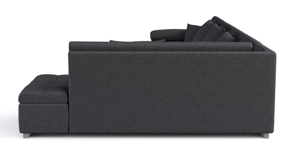 Ecksofa ARIA links anthrazit