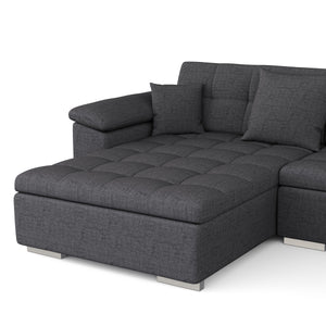 Ecksofa ARIA links anthrazit