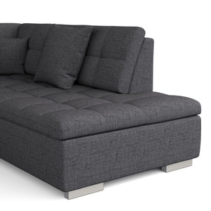 Ecksofa ARIA links anthrazit