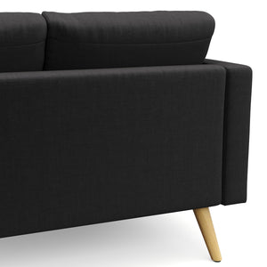 Sofa BLAIR 2-Sitzer schwarz