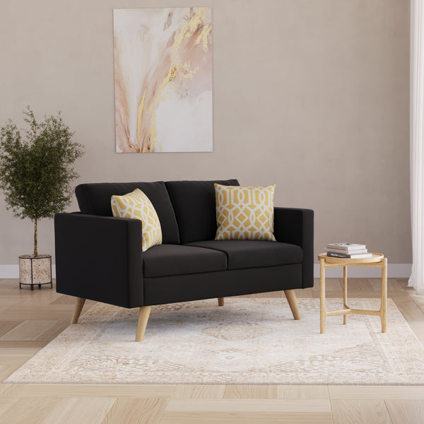 Sofa BLAIR 2-Sitzer schwarz