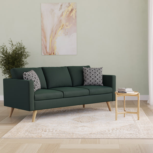 Sofa BLAIR 3-Sitzer dunkelgrün
