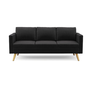 Sofa BLAIR 3-Sitzer schwarz