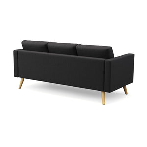 Sofa BLAIR 3-Sitzer schwarz