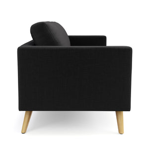 Sofa BLAIR 3-Sitzer schwarz