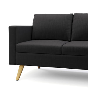Sofa BLAIR 3-Sitzer schwarz