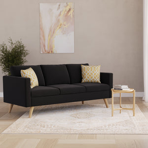 Sofa BLAIR 3-Sitzer schwarz