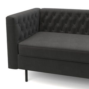 Sofa Samt CEDRIC anthrazit