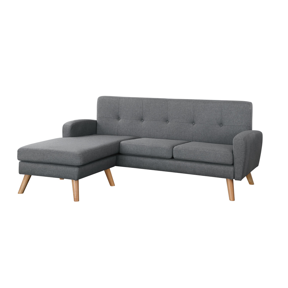 Divano angolare SALLY, grigio