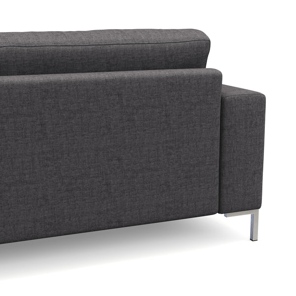Sofa NOREEN 3-Sitzer anthrazit