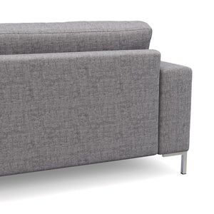 Sofa NOREEN 3-Sitzer grau