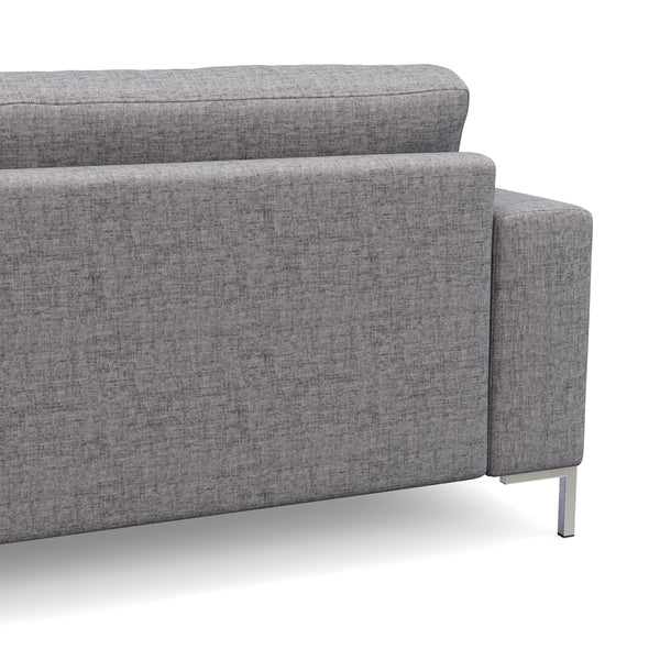 Sofa NOREEN 3-Sitzer grau