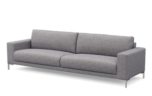Sofa NOREEN 3-Sitzer grau