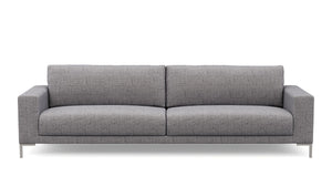 Sofa NOREEN 3-Sitzer grau