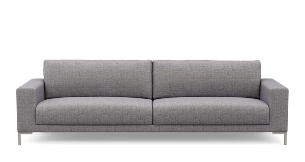 Sofa NOREEN 3-Sitzer grau