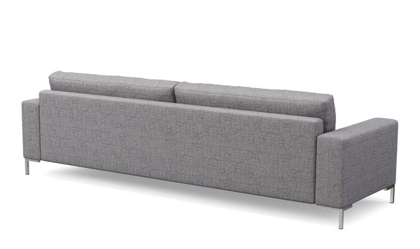 Sofa NOREEN 3-Sitzer grau