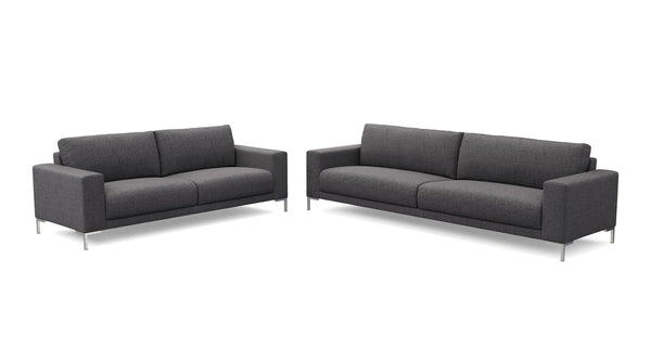 Sofa Set NOREEN anthrazit