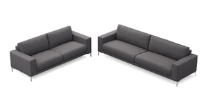 Sofa Set NOREEN anthrazit